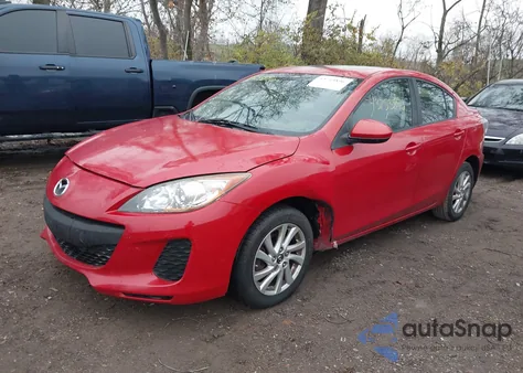 2013 Mazda Mazda3 I Touring z USA, uszkodzony, nr VIN JM1BL1VPXD1738495
